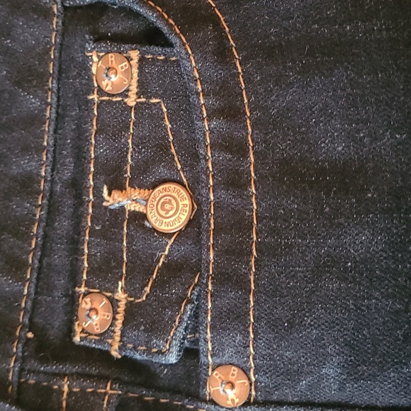 True Religion Joey Dark Wash Flare Cut Jeans - Picture 6 of 15